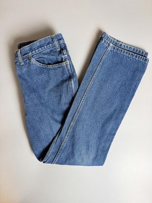 Vintage Lee Jeans Classic Blue Denim Straight Leg High Waisted 90s Style | eBay US