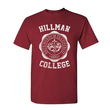 HILLMAN COLLEGE - retro 80s sitcom tv - Cotton Unisex T-Shirt | Walmart (US)