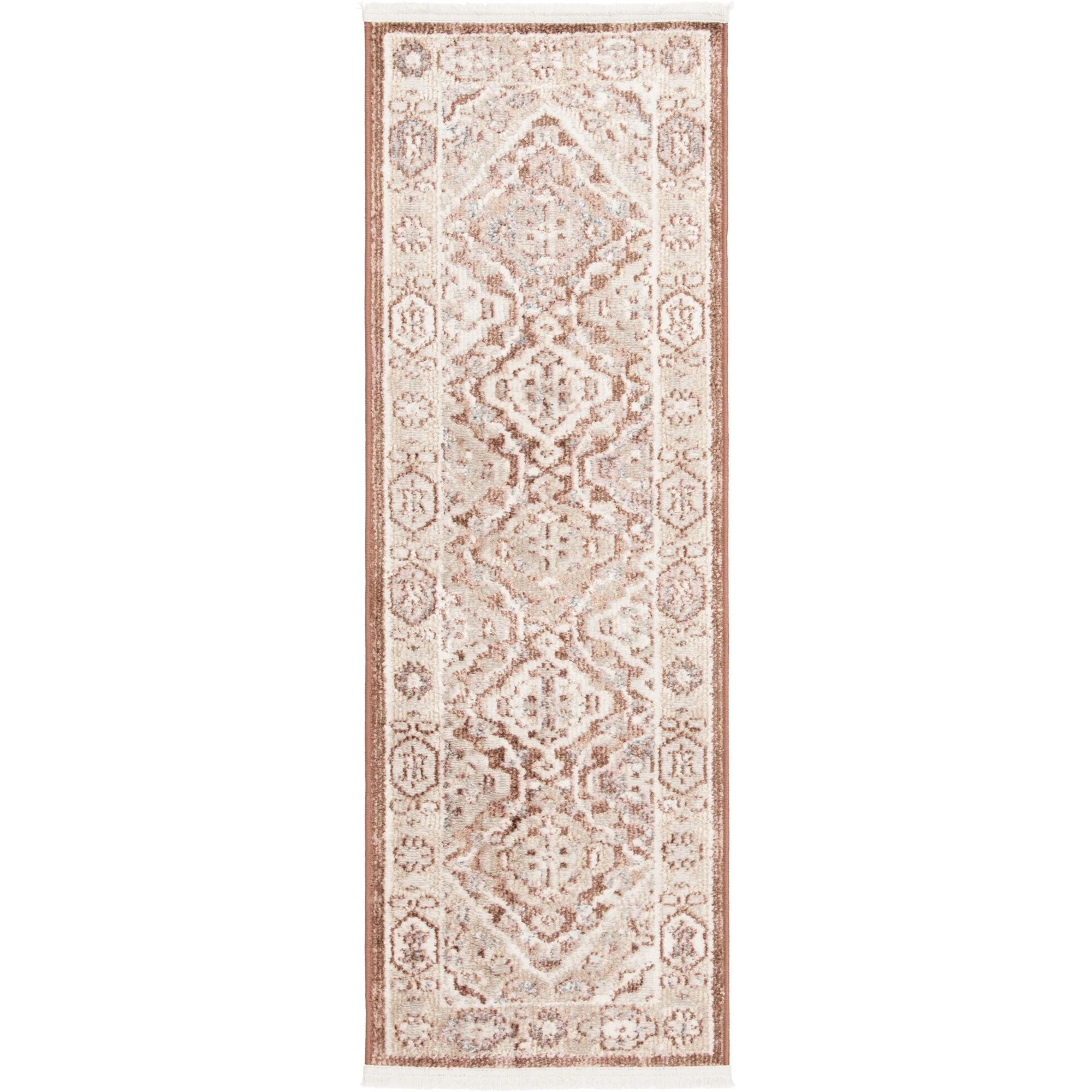 Home Decor Collection 20" x 60" Rust Persian Indoor Runner Rug - Walmart.com | Walmart (US)