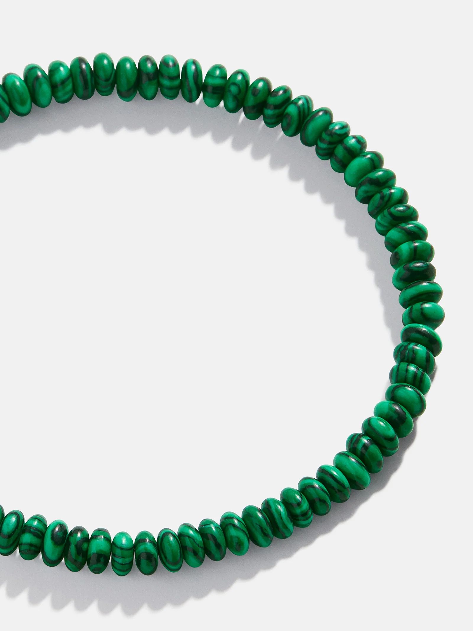 Valentina Semi-Precious Bracelet - Malachite Stone | BaubleBar (US)