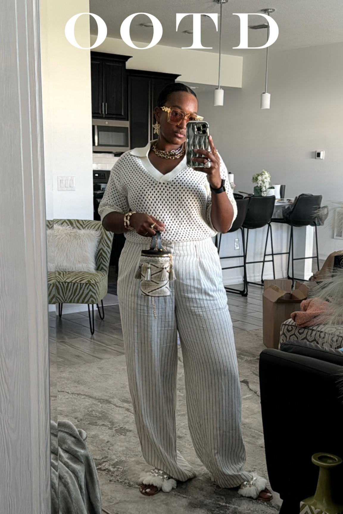 Todays OOTD. Ready for Sunday Service 🤍🤍🤍 I tagged the exact pants and accessories and some similar tops, mine is old from H& M. 

#LTKTravel #LTKFindsUnder50 #LTKSummerSales