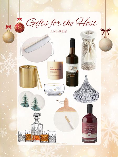 Gifts for the Host - all under $35! 

Be sure to check out my other gift guides on top for gifting inspo!

Christmas Gift Guide
Gift Guide for Host
Gift Guide for Home
Christmas Sale
Cocktail Gifts
Marble Meat & Cheese Board
Christmas Plates
Decanter Set

#LTKHoliday #LTKSeasonal #LTKGiftGuide