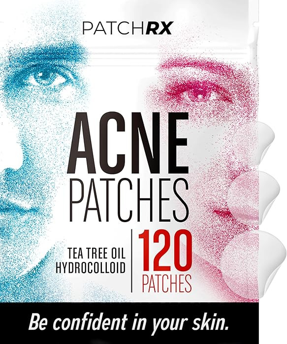 Pimple Patches for Face (120 Pack), Hydrocolloid Patch with Tea Tree Oil - Pimple Patch Zit Patch... | Amazon (US)
