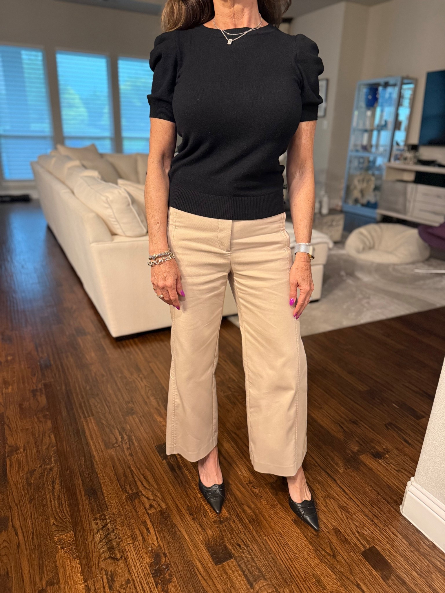 My mom got these adorable wide leg pants so cute and flattering 

#LTKPetite #LTKSaleAlert