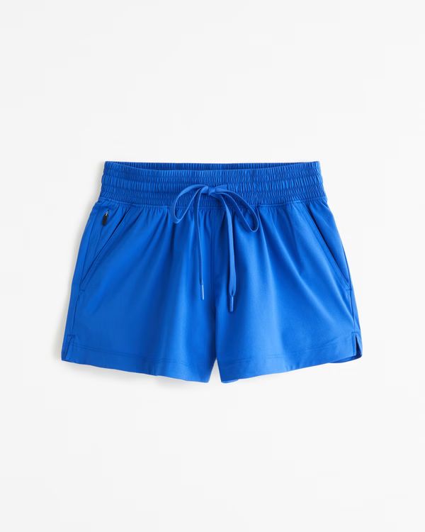 YPB motionTEK High Rise Lined Workout Short | Abercrombie & Fitch (US)