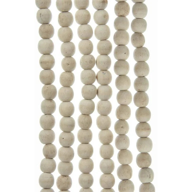 Kurt Adler (#C5881) Natural Wood Bead Garland, 9' long - Walmart.com | Walmart (US)