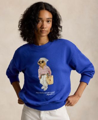 Polo Ralph Lauren Women's Polo Bear Crewneck Sweatshirt - Macy's | Macy's