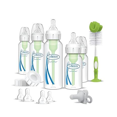 Dr. Brown’s Natural Flow® Anti-Colic Options+™ Narrow Baby Bottle Gift Set, Newborn Essentia... | Amazon (US)