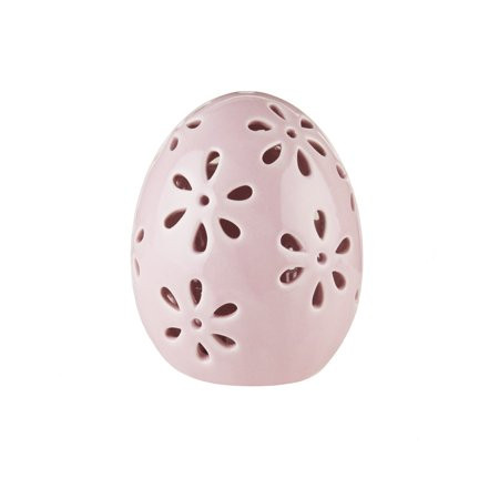 Way To Celebrate LED Ceramic Easter Egg Decor, Pink | Walmart (US)
