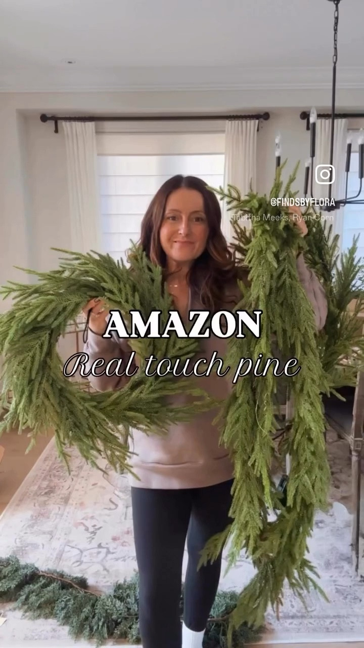 My fave real touch pine collection is from Amazon & some are on sale for Black Friday!!
These items feel and look real and I love using them in my home. If you’re interested in these items get them while you can as they do sell out quick. 
#holidaydecor #christmasdecor #christmastime


#LTKsale #LTKcanada #LTKholiday