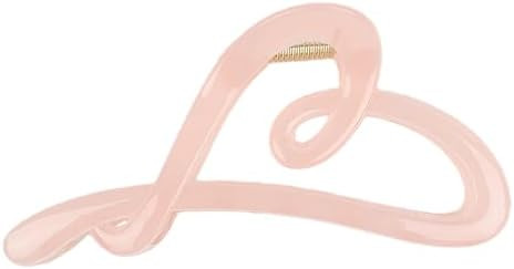 Valentine's Day Hair Clips Translucent Pink Heart Hair Accessories for Women Girls Hair Styling C... | Amazon (US)