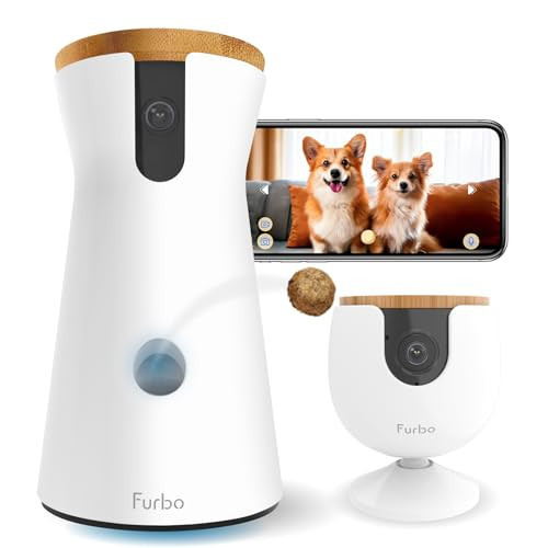 Furbo 360° Dog Camera + Mini (2-Camera Bundle Nanny Pro Subscription): Dog Safety & Home Security Alerts, Pet Camera with Speaker, Phone App & Night Vision (New Subscription Needed at Setup) | Amazon (US)