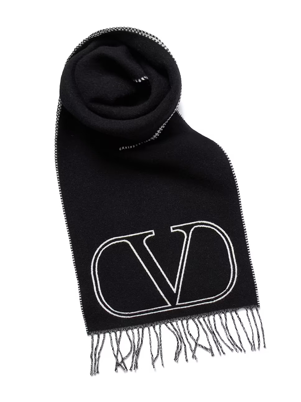 Vlogo Signature Wool And Cashmere Scarf | Saks Fifth Avenue