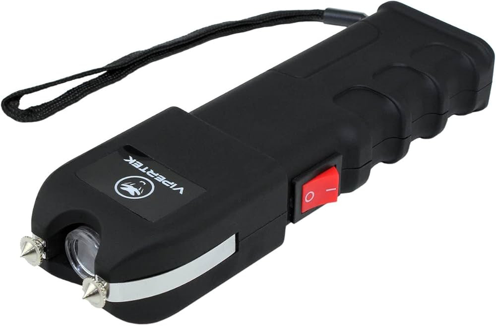 VIPERTEK VTS-989 Stun Gun Rechargeable with LED Flashlight | Amazon (US)