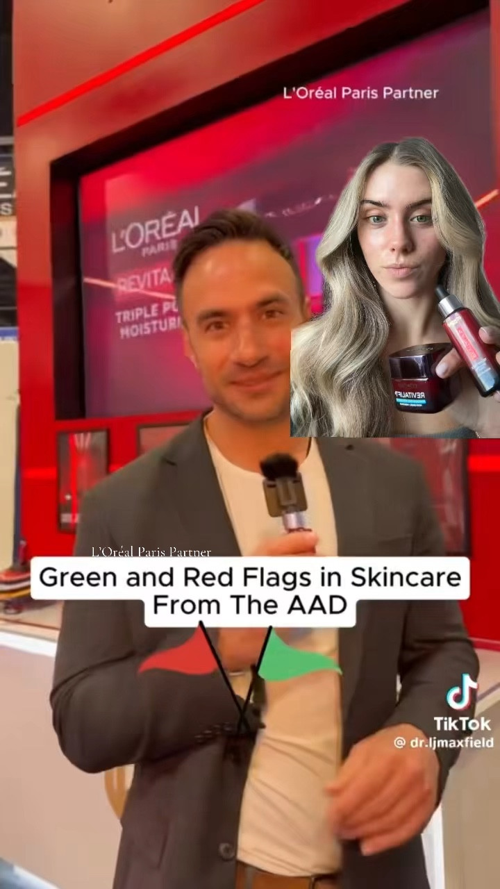 let’s break down Dr. Maxfield’s red and green flags regarding skincare 🤔 always a proponent for simplifying the skincare routine especially as someone with acne prone skin but more than anything implementing a good anti-aging skincare routine in my 20’s is the best gift I will give my 50 year old self. @lorealparisusa Revitalift Triple Powder Tri-Peptides Age-Defying Serum and Triple Powder Anti-Aging Moisturizer are the affordable skincare powerhouse! 

#skincare #lorealparispartner #affordableskincare #lorealparisskincare #antiagingskincare 
@ulta @cvs @Target 

#LTKgrwm #LTKselfcare #LTKBeauty