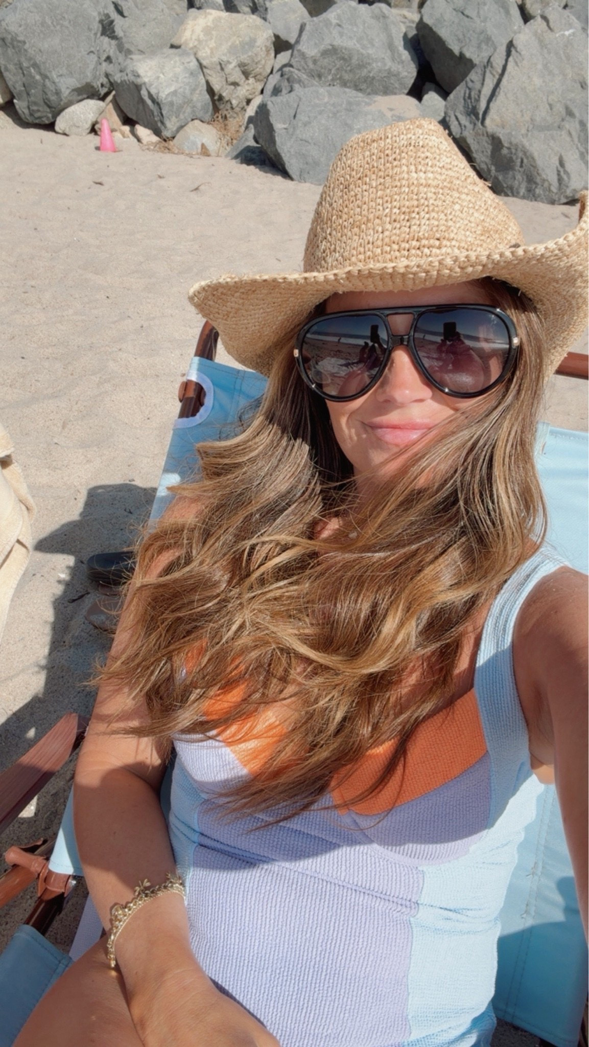Give me a good one piece & hat and I can sit on the beach for hours!