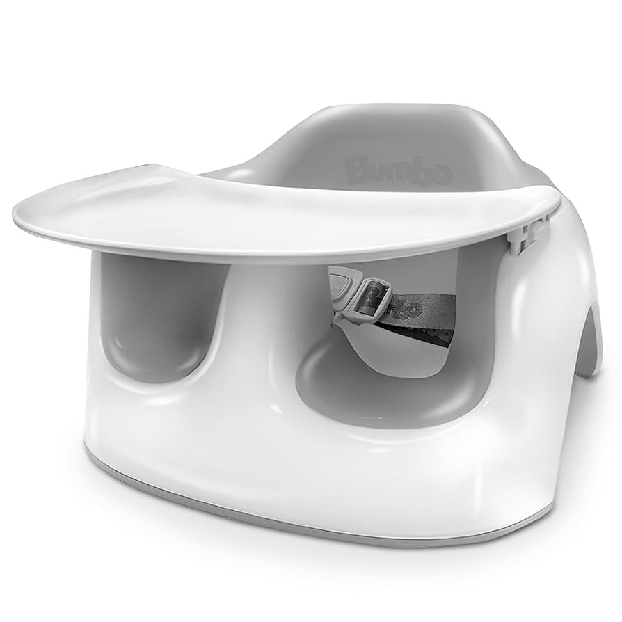 Bumbo Baby Floor Seat Lite, Portable Infant Sit Up Activity & Eating Chair w/Tray, Combo - Feedin... | Amazon (US)