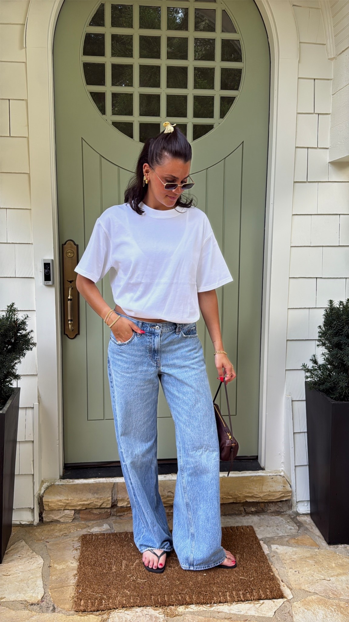 Wearing size M in top! 