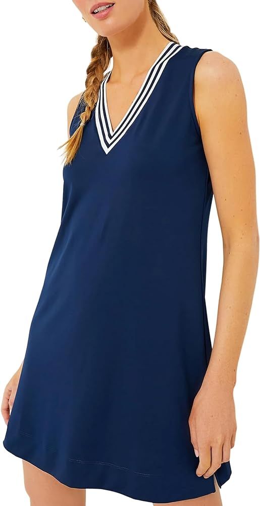 Ailoqing Women's Athletic Tennis Dress V Neck Sleeveless Golf Dress for Exercise Workout | Amazon (US)