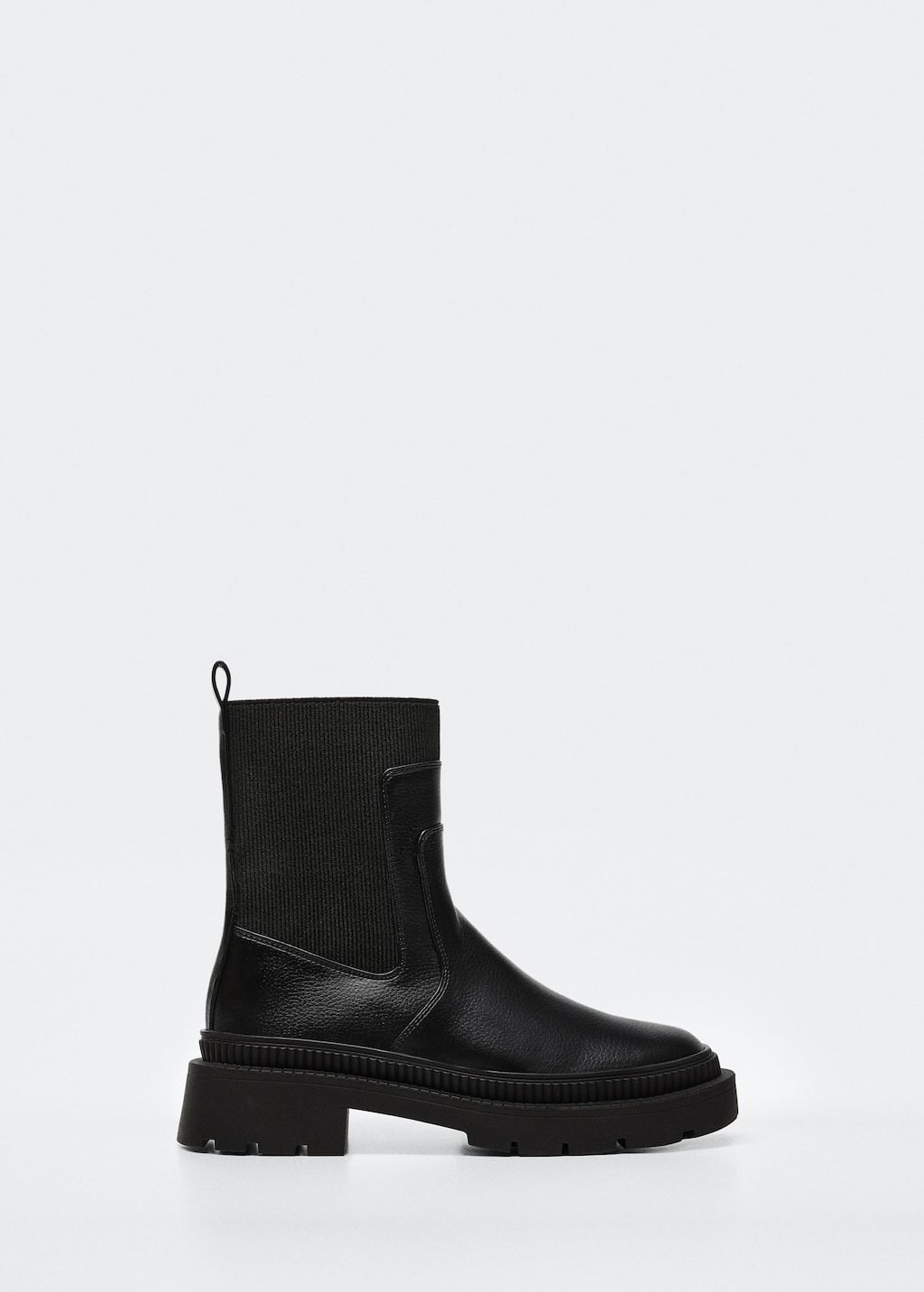 Track sole contrast ankle boots -  Women | Mango United Kingdom | MANGO (UK)