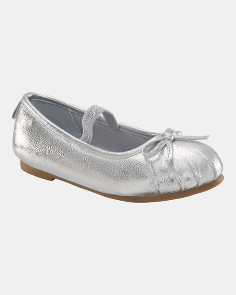 Carter's Toddler Girls Ballet Slippers - Silver 11 Silver | Carter's Inc