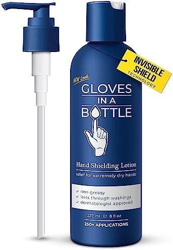 Gloves In A Bottle Shielding Lotion – Long-Lasting Barrier Moisturizer for Dry, Cracked Hands &... | Amazon (US)