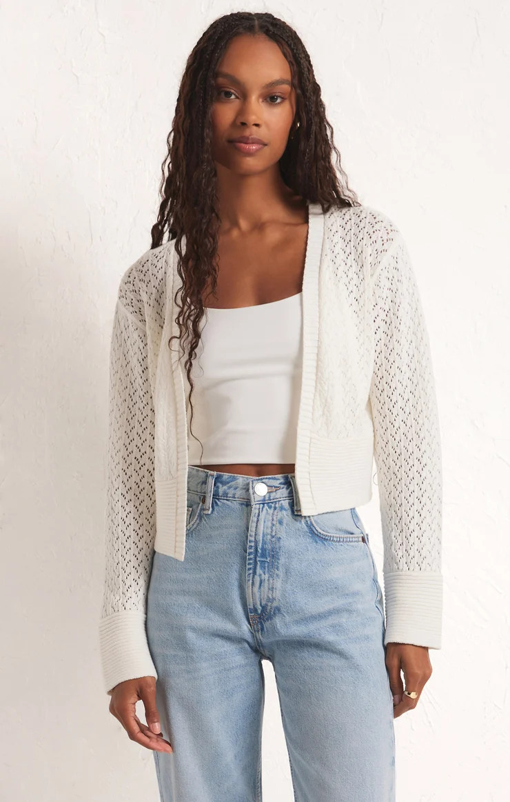 Kapa Pointelle Cardigan | Z Supply