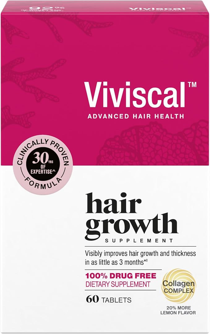 Viviscal Hair Growth Supplements For Women For Thicker, Fuller Hair, Nourishes Thinning & Loss, W... | Amazon (US)