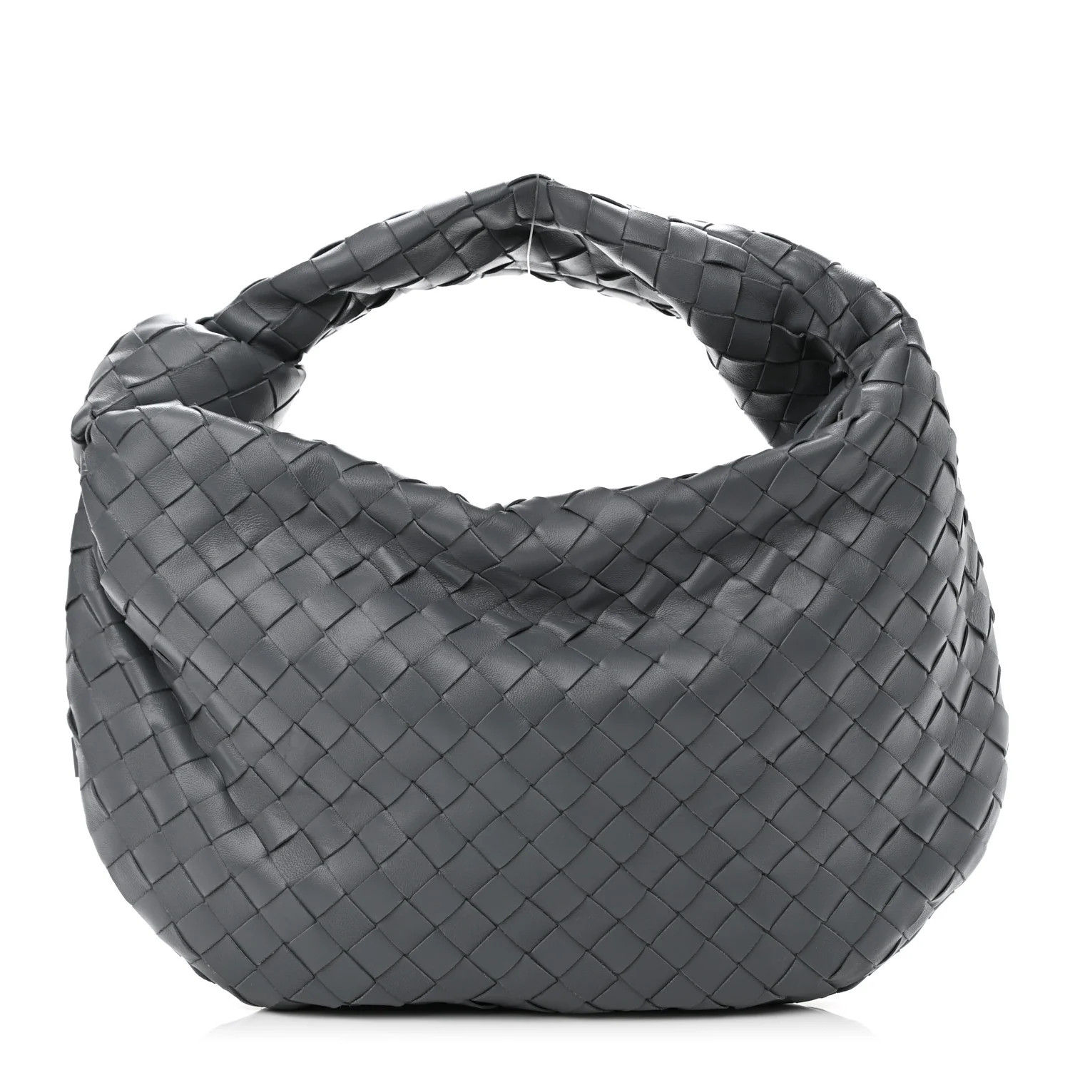 BOTTEGA VENETA Nappa Intrecciato Teen Jodie Hobo Krim | FASHIONPHILE (US)