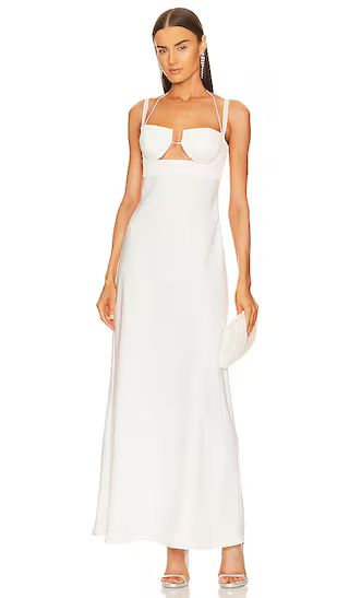 Veronique Maxi Dress in Ivory | Revolve Clothing (Global)