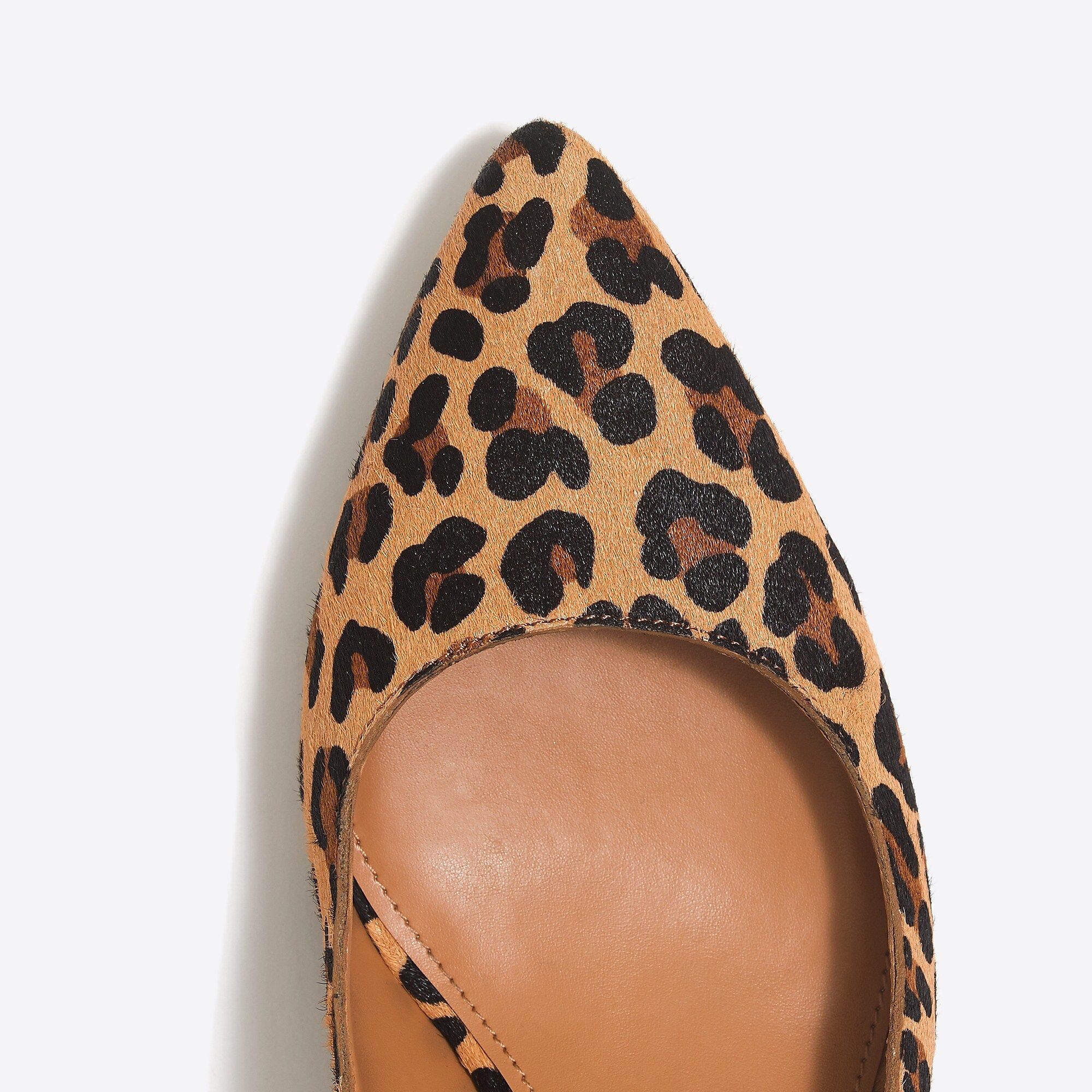 Esme calf hair slingback kitten heels | J.Crew Factory