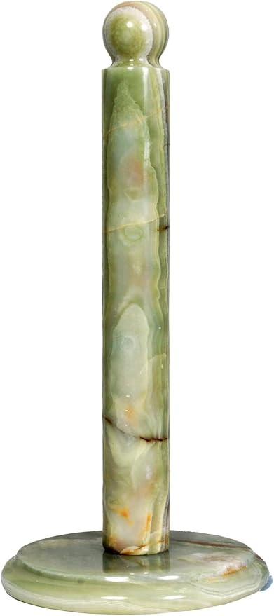 Handmade Paper Towel Holder Stand for Kitchen Countertop & Housewarming Gifts Natural Multi Green... | Amazon (US)