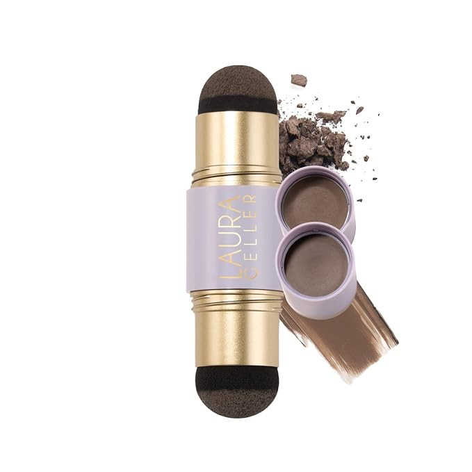LAURA GELLER NEW YORK Root Touch-Up for Hair & Brows, Instant 100% Gray Root Coverage, Buildable,... | Amazon (US)