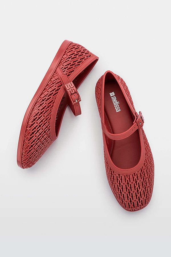 Melissa Harper Jelly Ballerina Flat in Red, Women's at Urban Outfitters | Urban Outfitters (US and RoW)