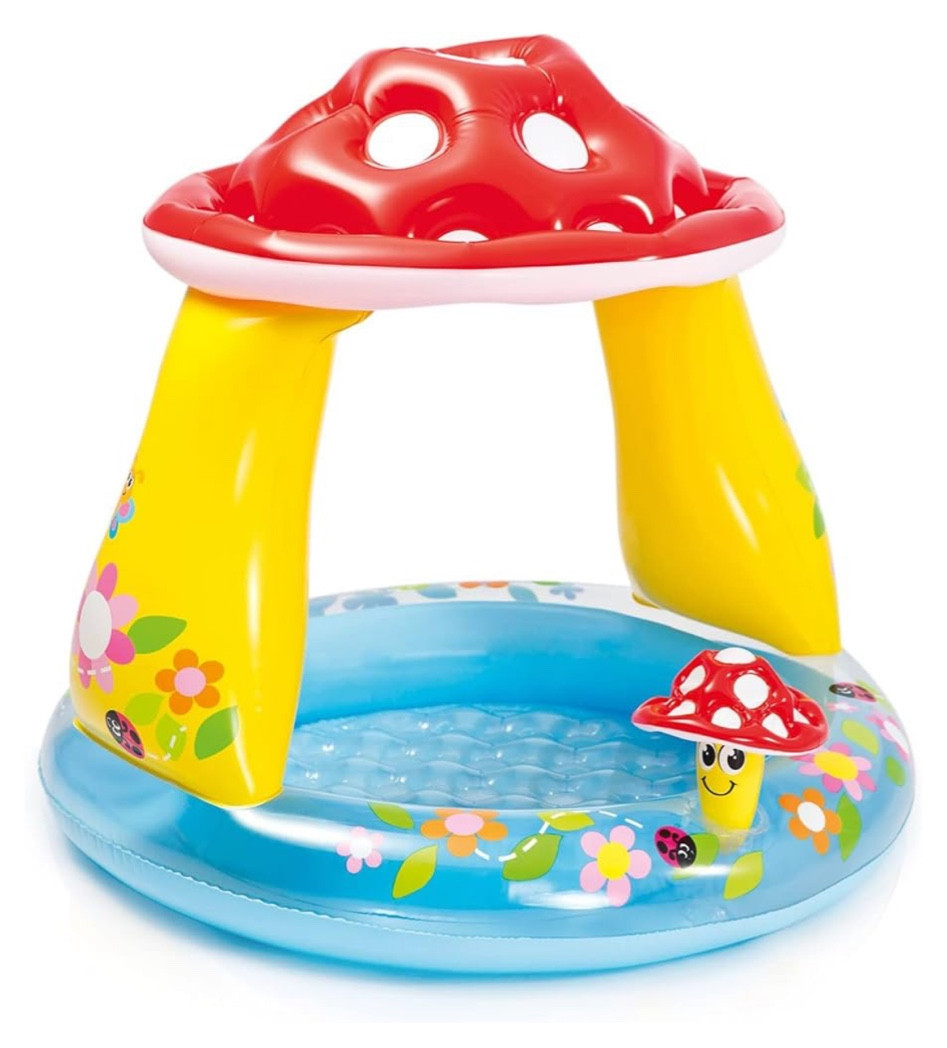 cutest little mushroom kiddie baby pool! 

mom tip: bring this easy to inflate pool to the beach to keep your little one safe and having fun! 

#babypool
#beachhack
#beachtil
#kiddiepool 

#LTKFamily #LTKBaby #LTKKids