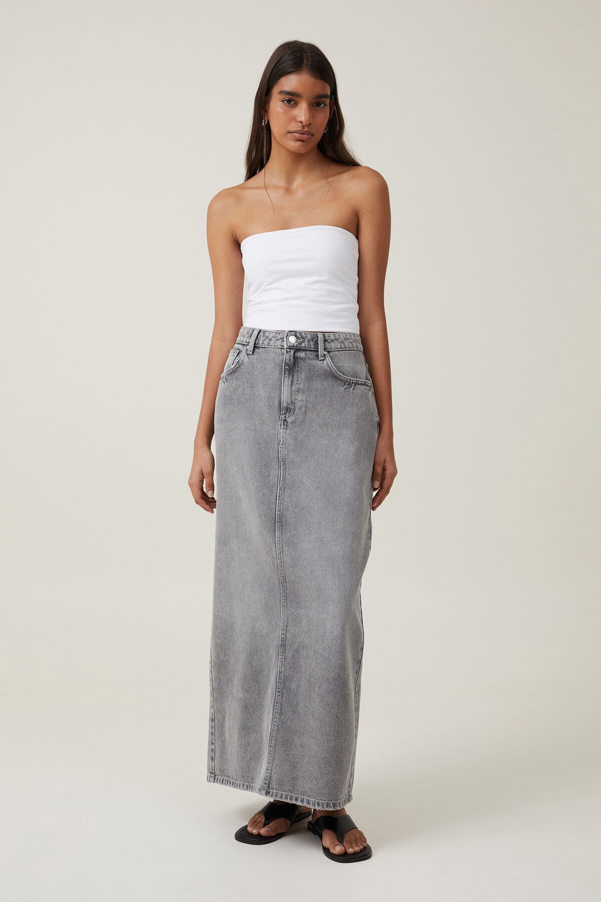 Blake Denim Maxi Skirt | Cotton On (US)