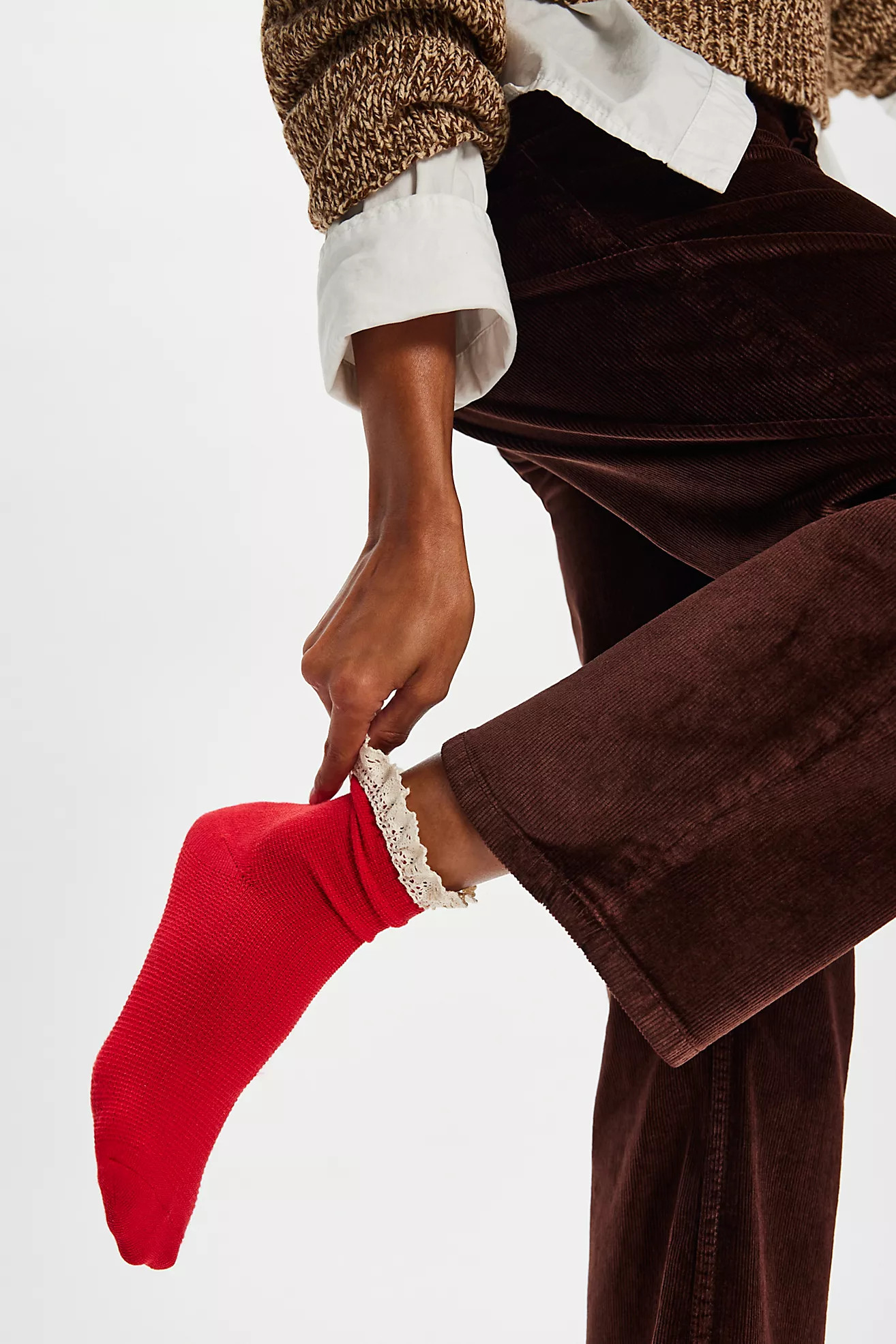 Beloved Waffle Knit Ankle Socks | Free People (Global - UK&FR Excluded)