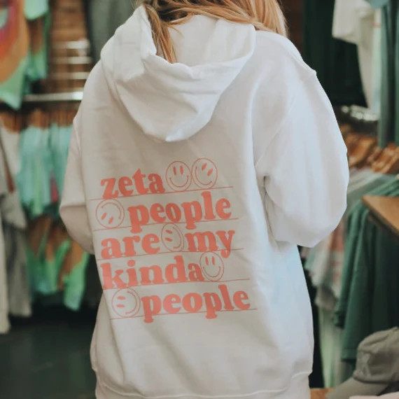My Kinda People Sorority Hoodie, For All Organizations /See Description to Customize / Sorority /... | Etsy (US)