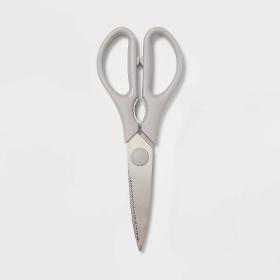 Kitchen Shears Gray - Room Essentials™: Stainless Steel Blade, Hand Wash, Cooking Scissors, 3" Blade Length | Target