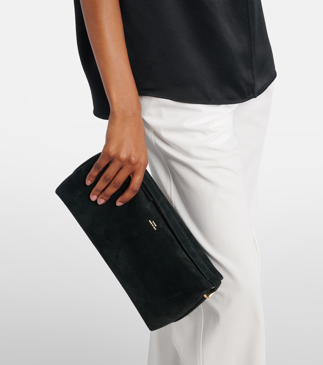 Suede clutch | Mytheresa (US/CA)