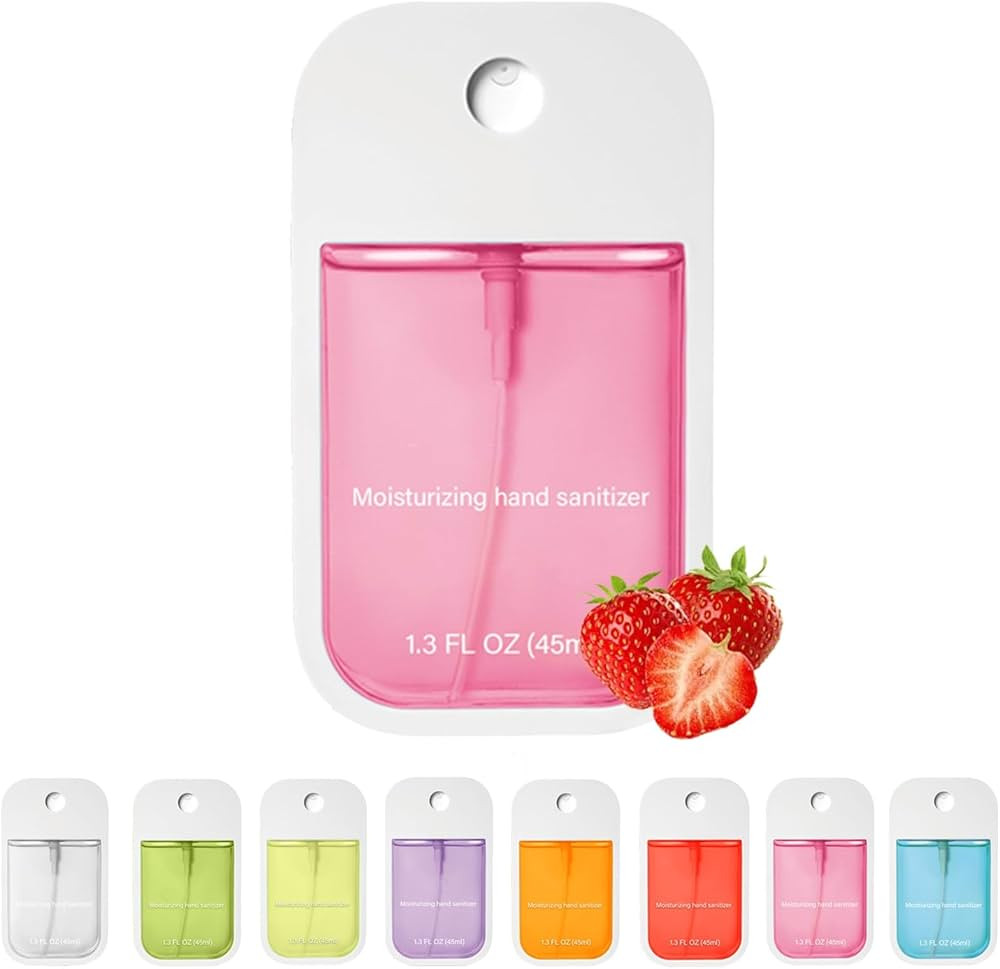 Power Mist Hydrating Hand Sanitizer Spray, Portable Travel-Size Hand Sanitizer Spray,8 Scents, 50... | Amazon (US)