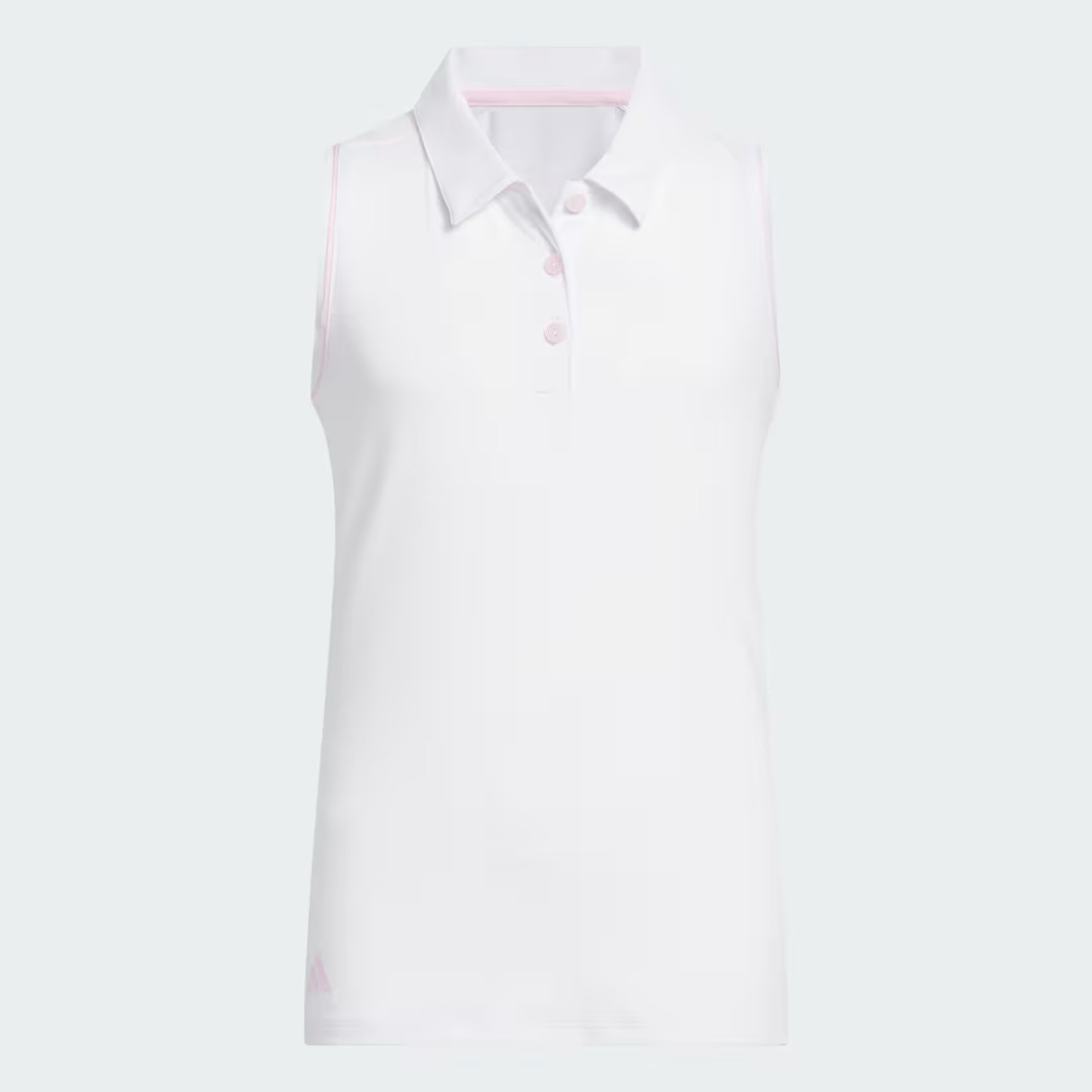 adidas Performance Sleeveless Polo Shirt Kids White XS Kids | adidas (US)
