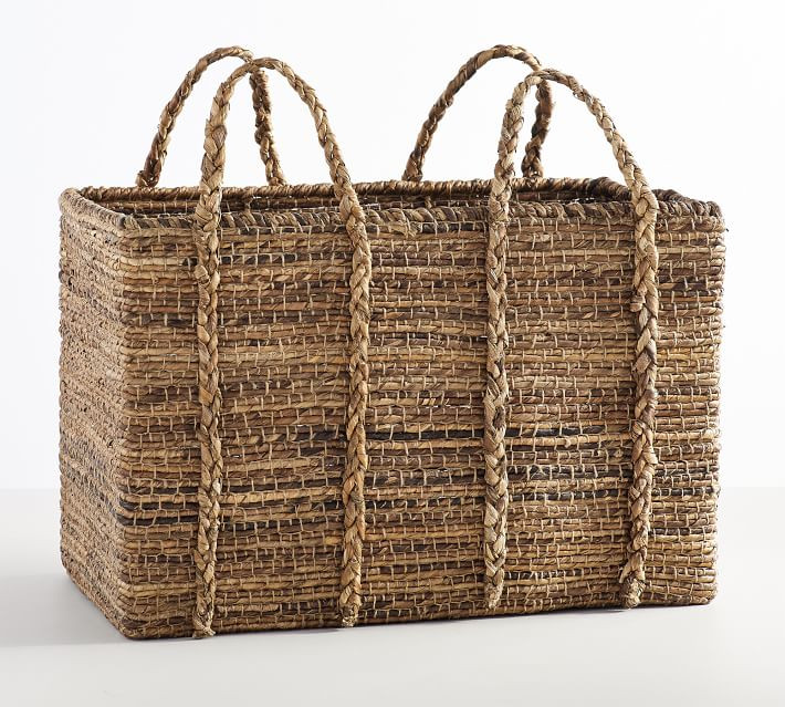 Wynne Coil Abaca Basket Collection | Pottery Barn (US)