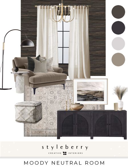 Interior Designer styled Moody Neutral Room by Styleberry Creative Interiors. || follow us on IG @styleberrycreativeinteriors || Virtual Interior Design || Online Design || Interior Designer // Learn about our Virtual Design Services: https://styleberrycreative.com

Follow my shop @StyleberryCreativeInteriors on the @shop.LTK app to shop this post and get my exclusive app-only content! 



#LTKfamily #LTKhome #LTKstyletip