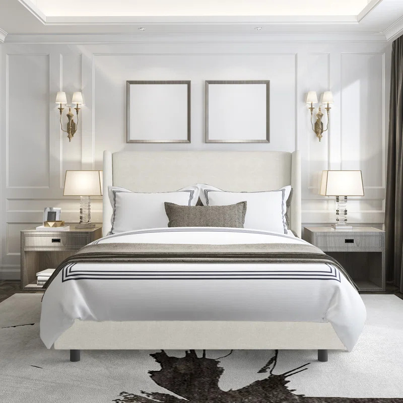 Alrai Upholstered Low Profile Standard Bed | Wayfair North America