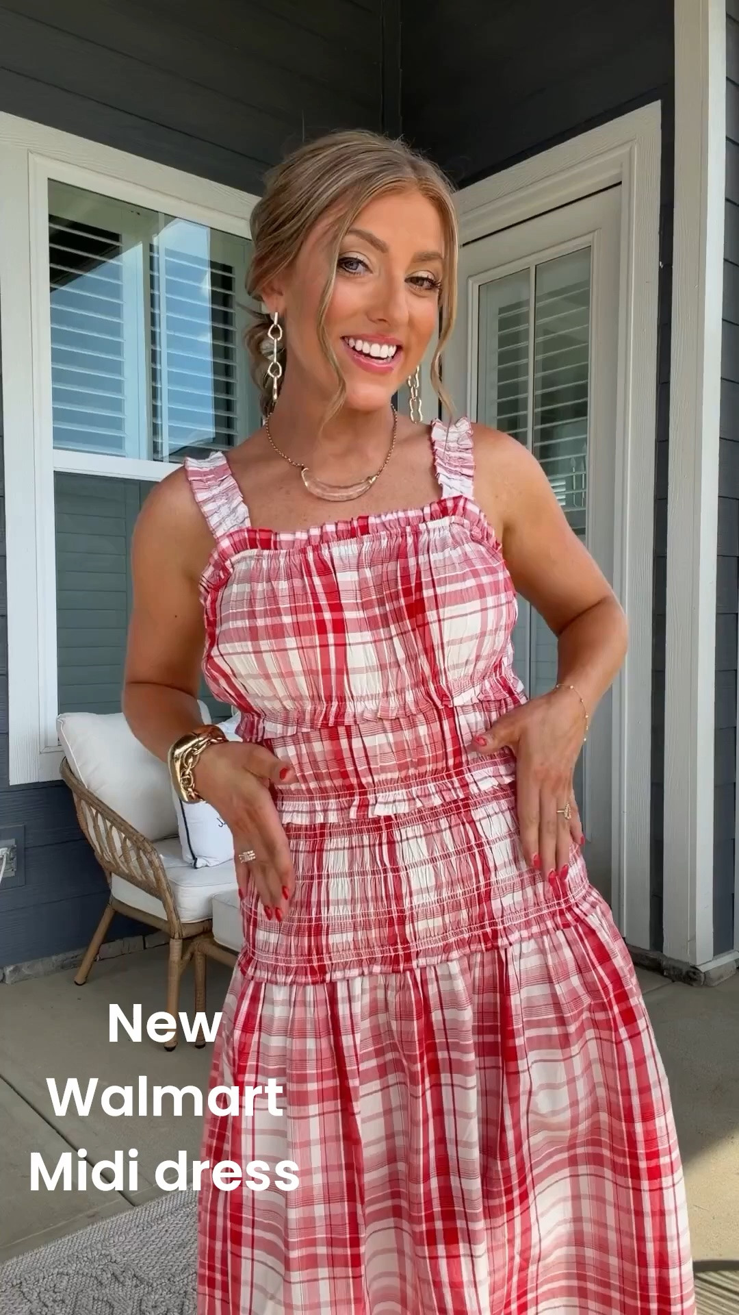 If you’re looking for a dress that makes a statement without trying too hard, this is it ❤️✨ This gorgeous plaid midi dress has the prettiest smocked details and such a flattering silhouette. It feels classic, feminine, and perfect for everything from summer gatherings to holiday weekends.

❤️ Beautiful plaid print
❤️ Smocked bodice for a comfortable fit
❤️ Easy dress-up or dress-down piece
❤️ Looks designer-inspired for less

#WalmartFashion #WalmartStyle #PlaidDress #MidiDress #AffordableFashion #SummerStyle #FourthOfJulyStyle #RedWhiteAndBlueStyle #FashionFinds #WalmartFinds #EverydayStyle #SummerOutfitIdeas #LTKStyle #WalmartNewArrivals

#LTKootd #LTKPetite