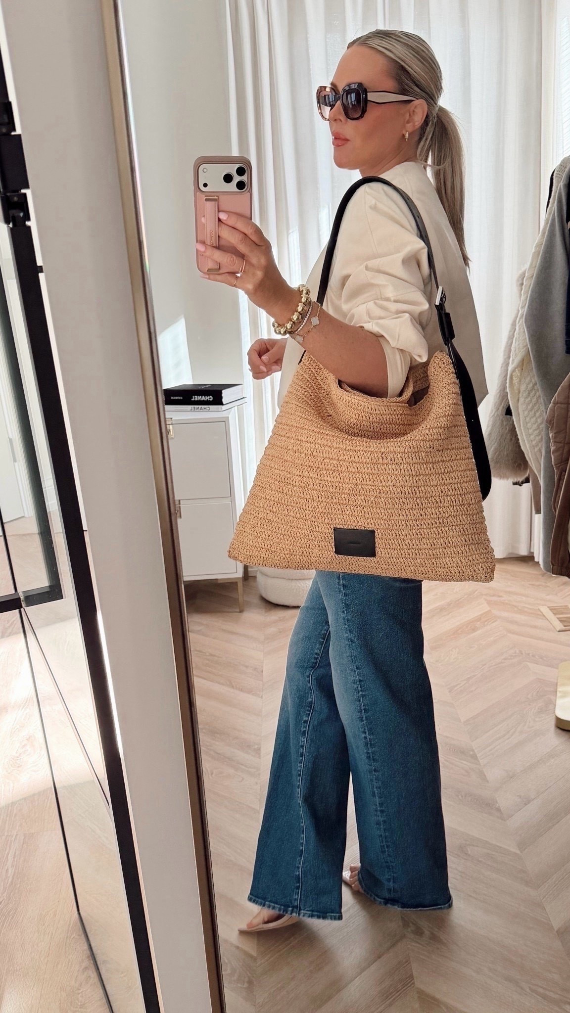obsessed with this bag! 🤍 Lightweight, easy to carry, and works as both a purse or beach bag. New premium denim for me and VERY impressed — true to size 🙌 •jacket is a great Amazon grab… wearing a small. ✨

bag. premium denim. amazon fashion. spring style. everyday outfits. beach bag.

#LTKTravel #LTKSeasonal #LTKWorkwear