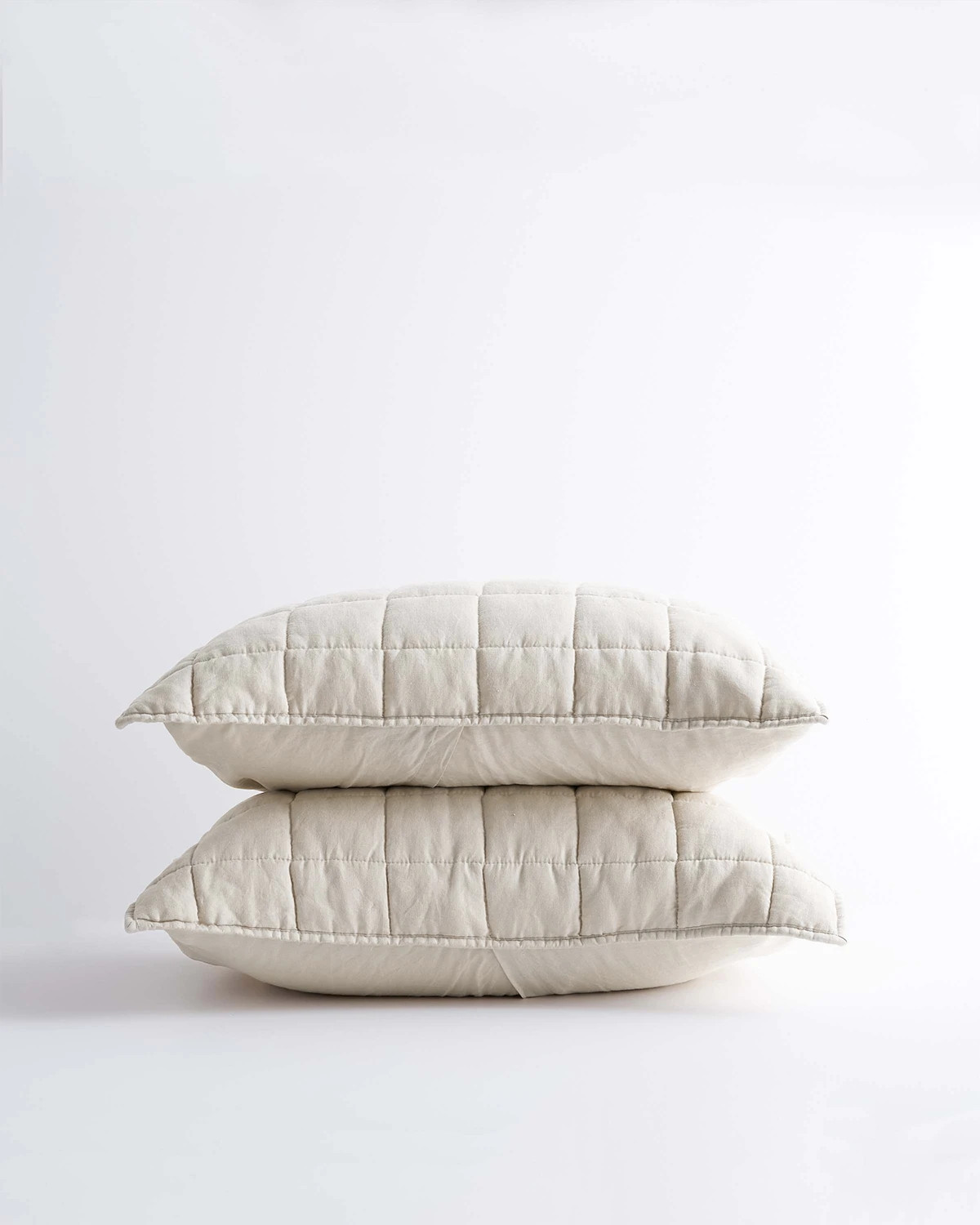 European Linen Box Quilted Sham Set | Quince