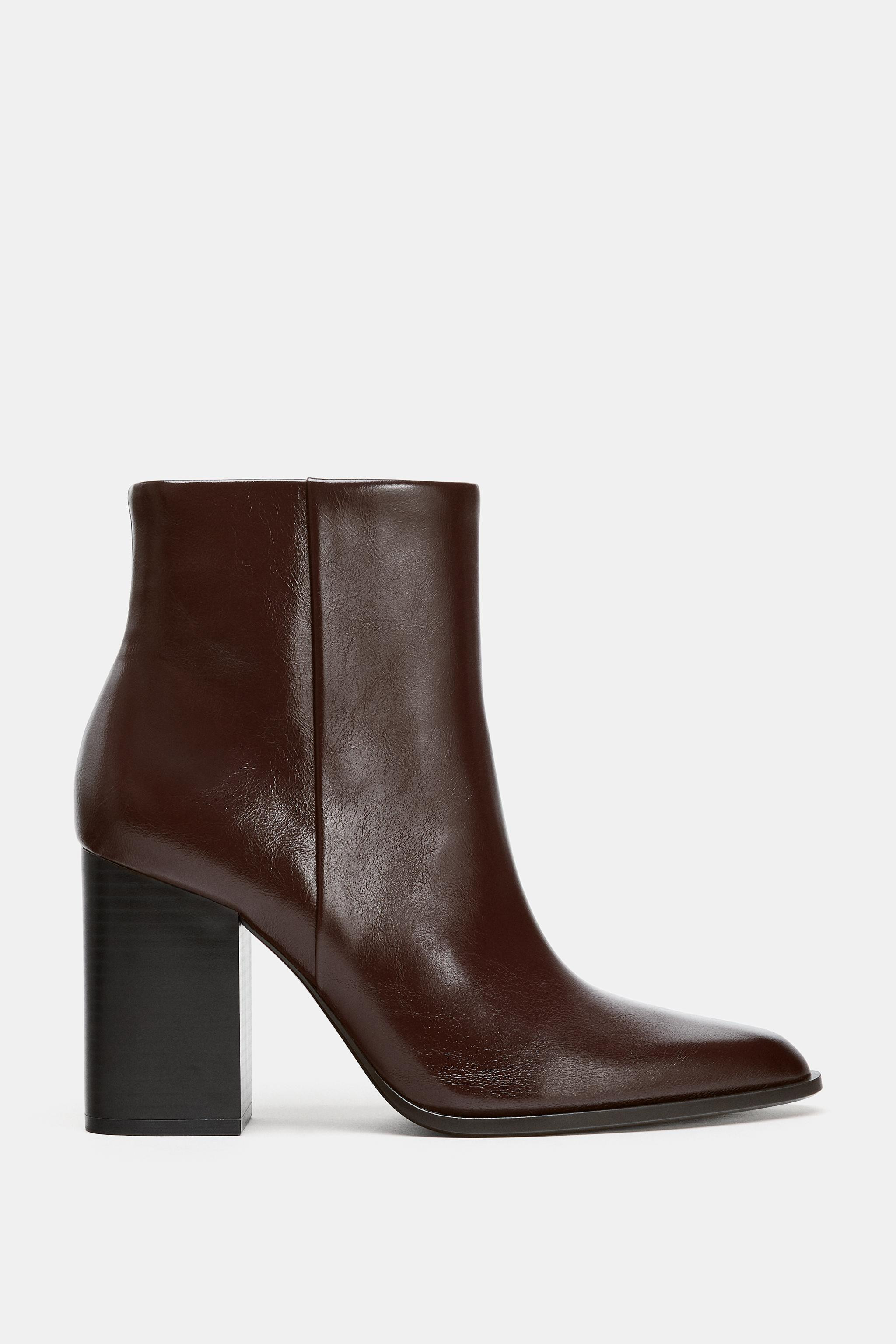 WIDE HEEL ANKLE BOOTS | Zara US