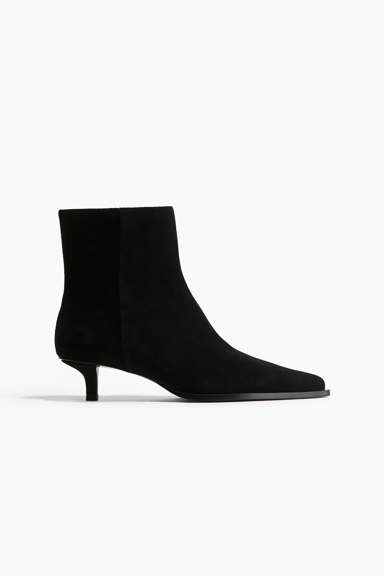 Pointed suede ankle boots | H&M (UK, MY, IN, SG, PH, TW, HK)